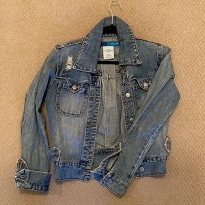 dELiA’s Distressed Jean Jacket